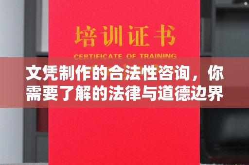 台山文凭制作的合法性咨询，你需要了解的法律与道德边界