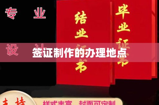 台山签证制作的办理地点