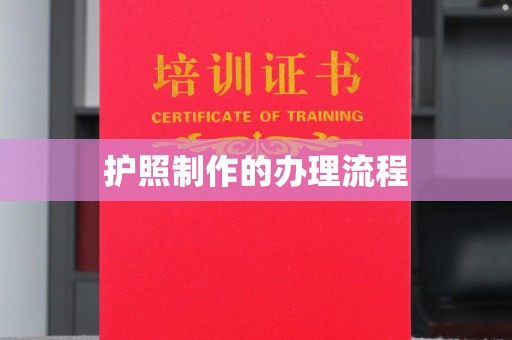 台山护照制作的办理流程